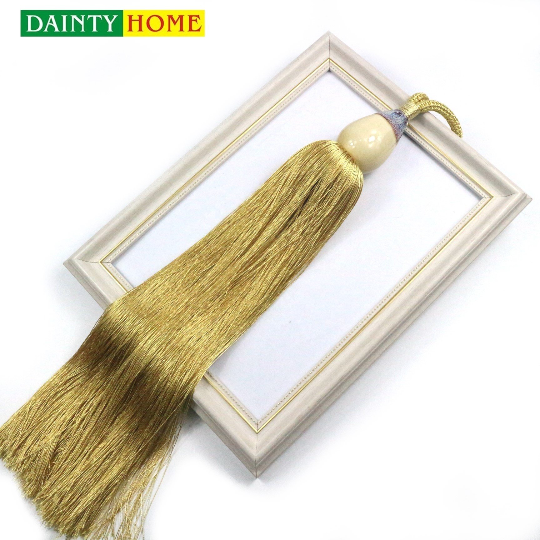 Factory wholesale new product long tie back curtain tassel