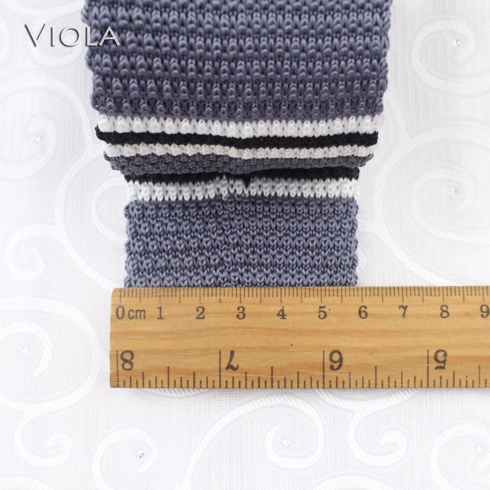 Knit Necktie Striped Solid Dot Weave Skinny Tie White Grey Black Navy Blue Narrow For Men Tuxedo Suit Gift Fashion Accessory