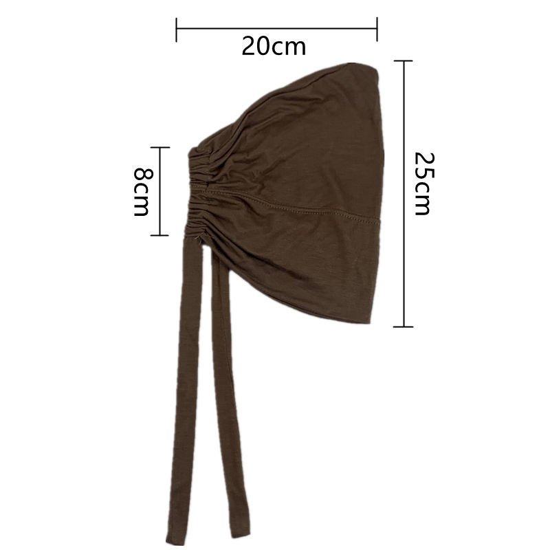 Wholesale Custom High Quality Head Turban Bonnet Women Muslim Cotton Turban Cap Muslim Hijab Hats For Women Ladies