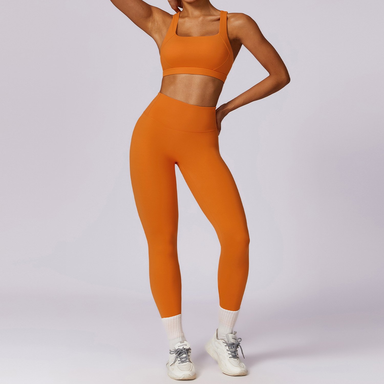 Activewear legging suit high quality 5 piece wear seamless work out gym fitness yoga set for women