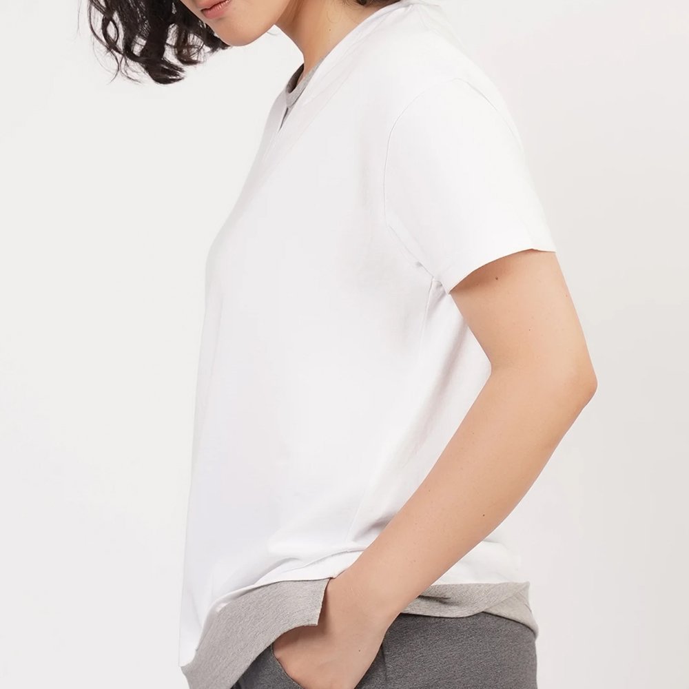Gym Workout O-Neck Solid Color Short Sleeve Casual Basic Blank Plain Oversize T-Shirt