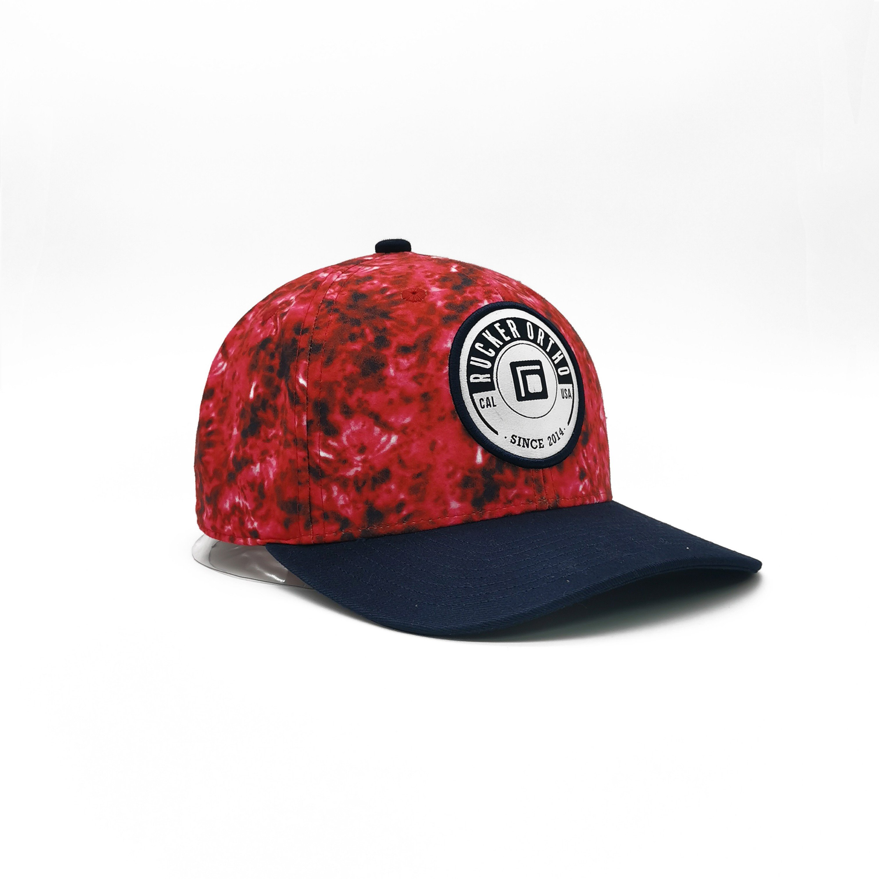 Hot Selling Customized Logo Printing Pattern Tie Dye Baseball Cap Outdoor Summer Customized Logo Sports Dad Cap