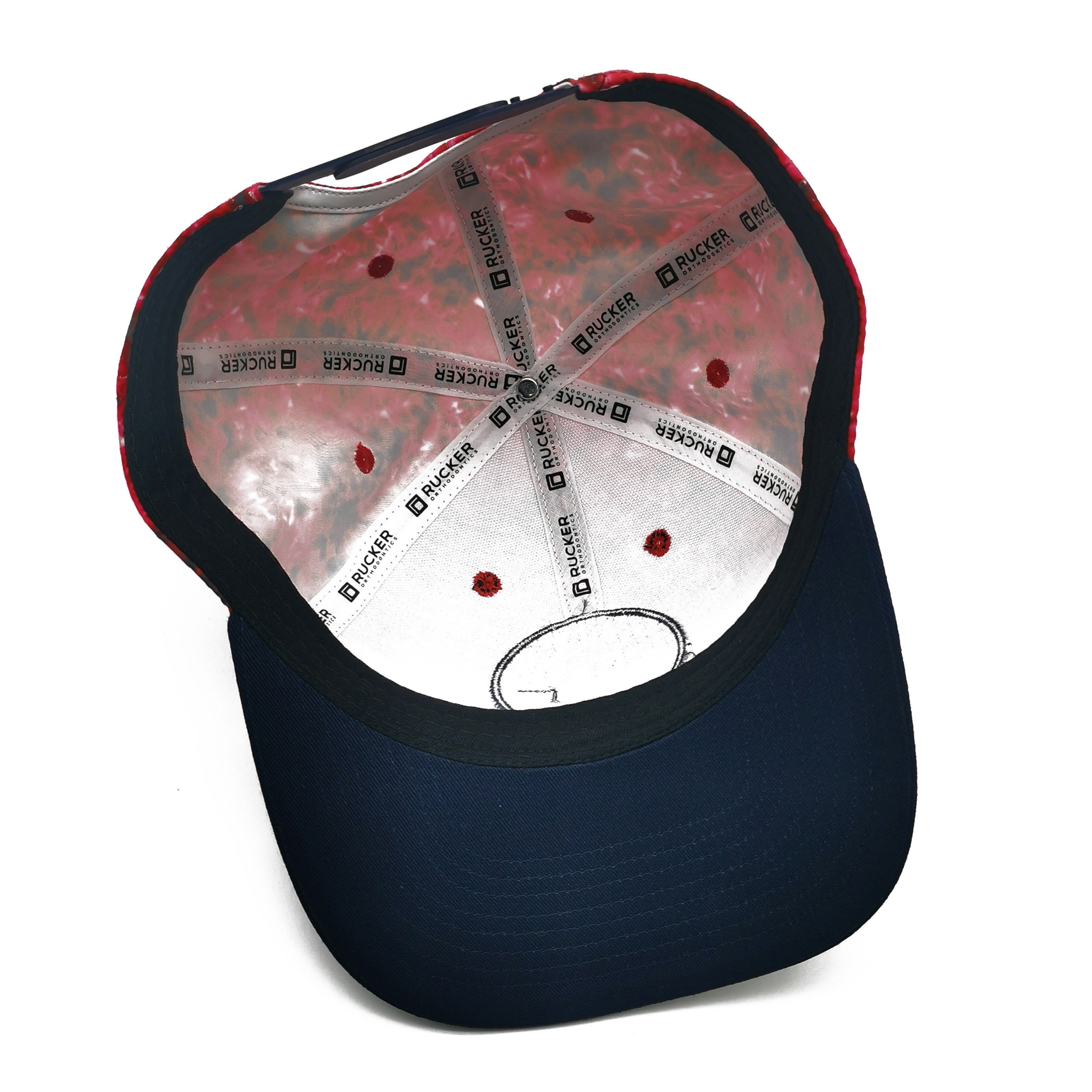 Hot Selling Customized Logo Printing Pattern Tie Dye Baseball Cap Outdoor Summer Customized Logo Sports Dad Cap