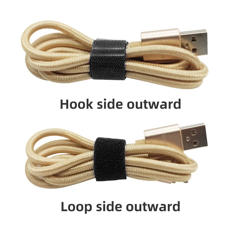 Best Selling Self-Gripping Hook And Loop Tape Custom Length Free Cut Self-Adhesive Wires Easy storage Velcroes