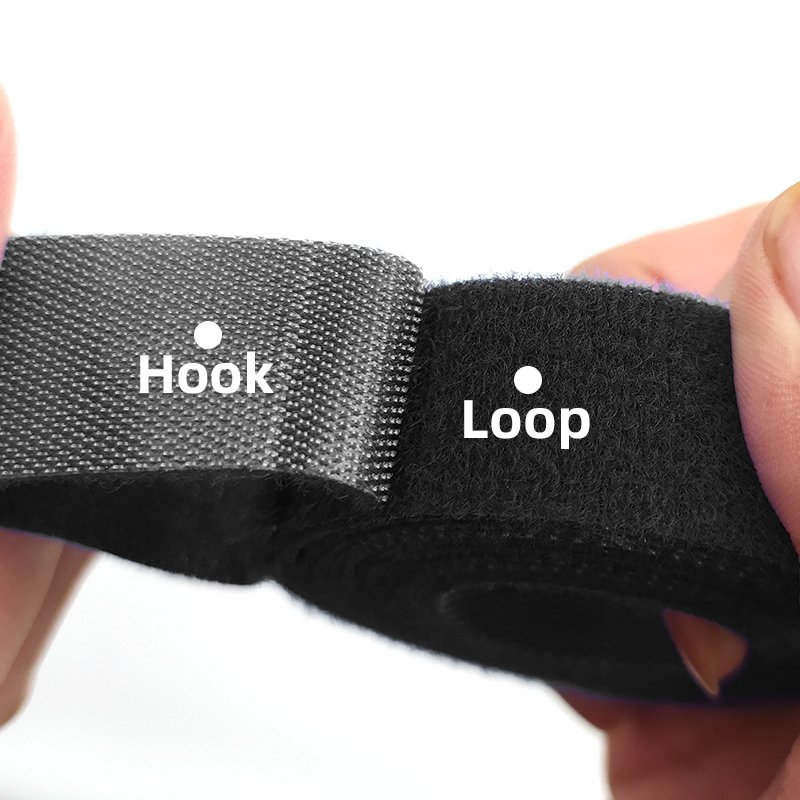 Best Selling Self-Gripping Hook And Loop Tape Custom Length Free Cut Self-Adhesive Wires Easy storage Velcroes