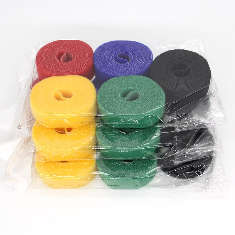 Best Selling Self-Gripping Hook And Loop Tape Custom Length Free Cut Self-Adhesive Wires Easy storage Velcroes