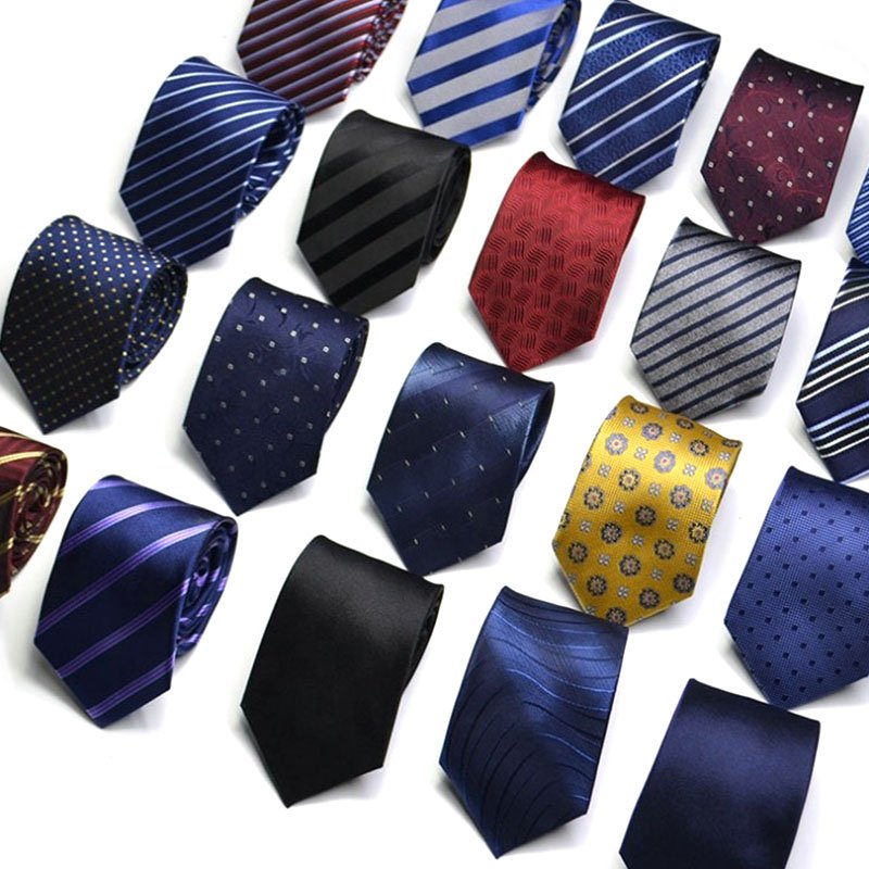 Perfect nostalgic retro style high quality jacquard business neck tie custom logo tie