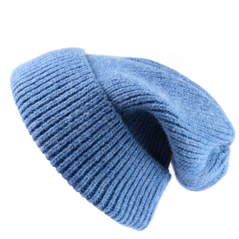 Wholesale Custom Blank Winter Thick Warm Knitted Fisherman Beanie Cap Beanie Knit Hats With Your Logo