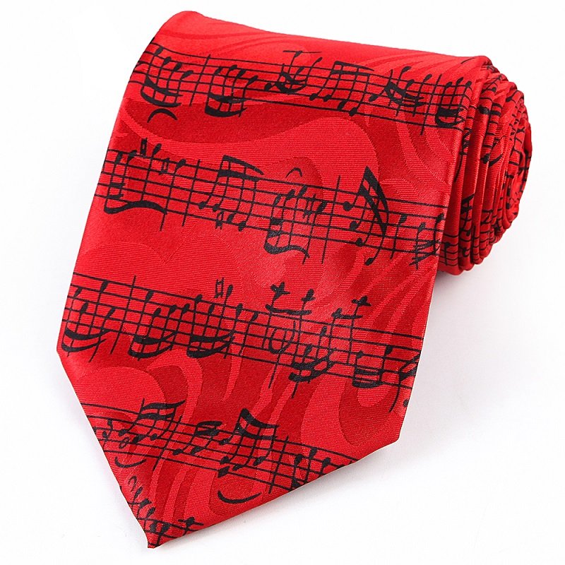 wholesale suppliers New Designer Men Boys Musical Notes guitar Printed Necktie Super Fun Theme Ties