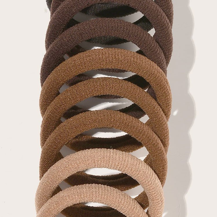 Women Fashion Elastic Rubber Bands Ponytail Holders Accessory Silk Satin Scrunchies Hair Tie