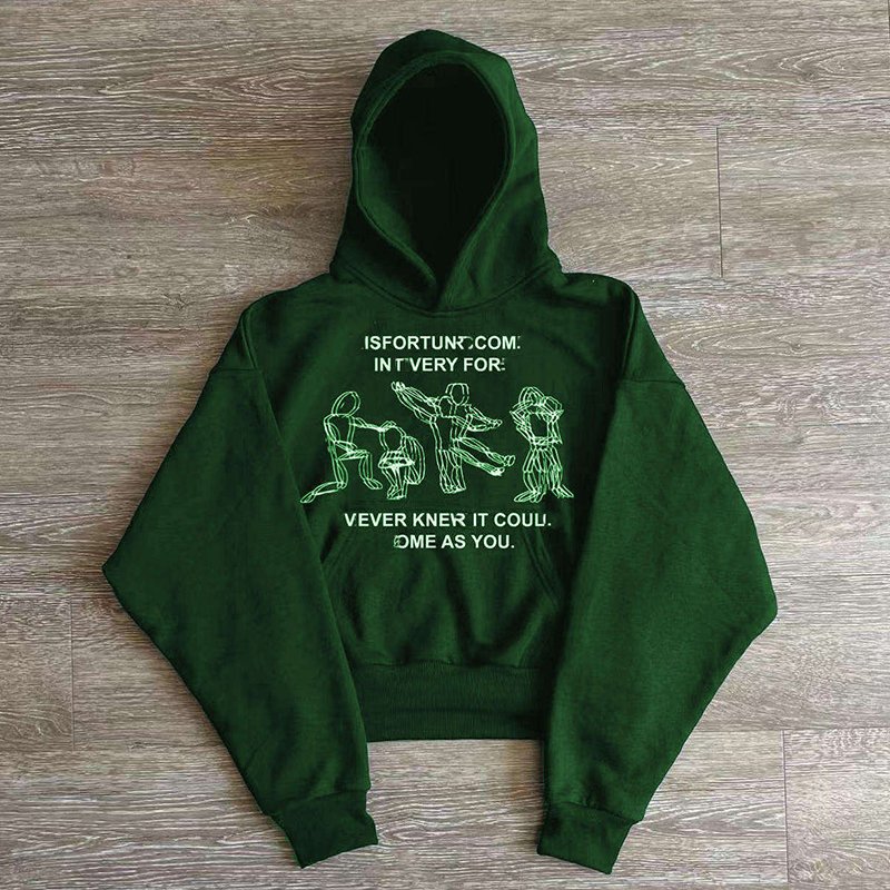 Streetwear Sweatshirts Custom Oversized Screen Print Fleece 100 Cotton Cropped Hoodies Men