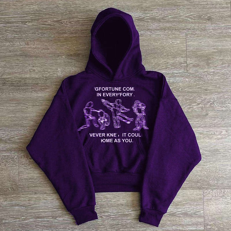 Streetwear Sweatshirts Custom Oversized Screen Print Fleece 100 Cotton Cropped Hoodies Men
