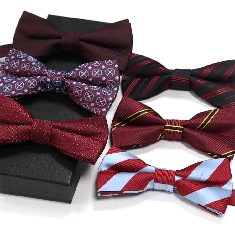 Wholesale Fast Shipping Cheap Bowtie Solid Polyester Bow Tie For Men
