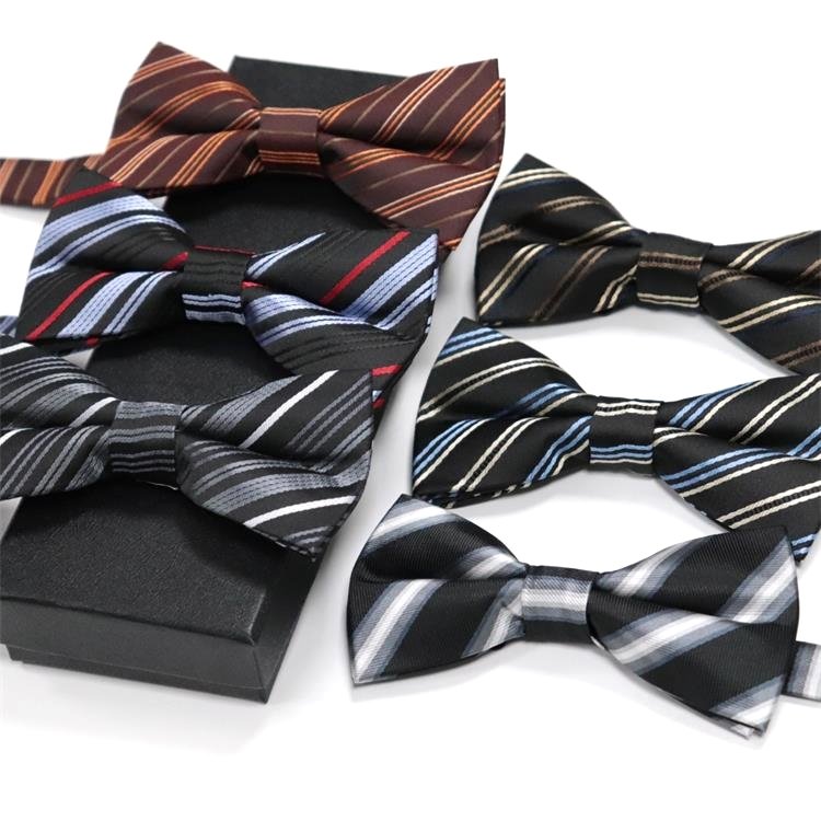 Wholesale Fast Shipping Cheap Bowtie Solid Polyester Bow Tie For Men