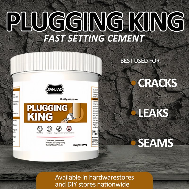 Emergency Leak Repair Fast Setting Cement Powder Coats Plugging Cementitious Seal Cracks, Tie holes and other defects