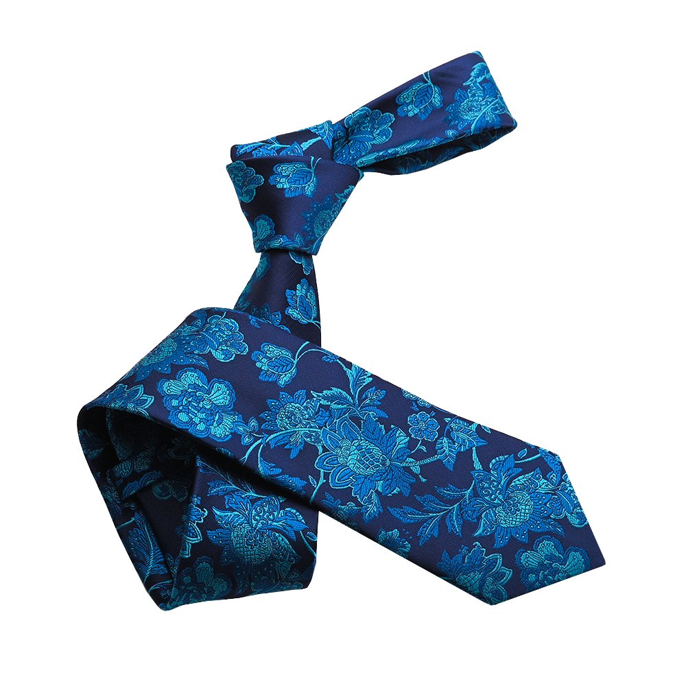 Yili Custom Colorful Jacquard Woven Floral Neck Tie for Business Party Wedding Everyday Wear