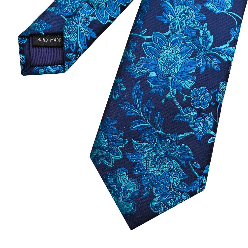 Yili Custom Colorful Jacquard Woven Floral Neck Tie for Business Party Wedding Everyday Wear