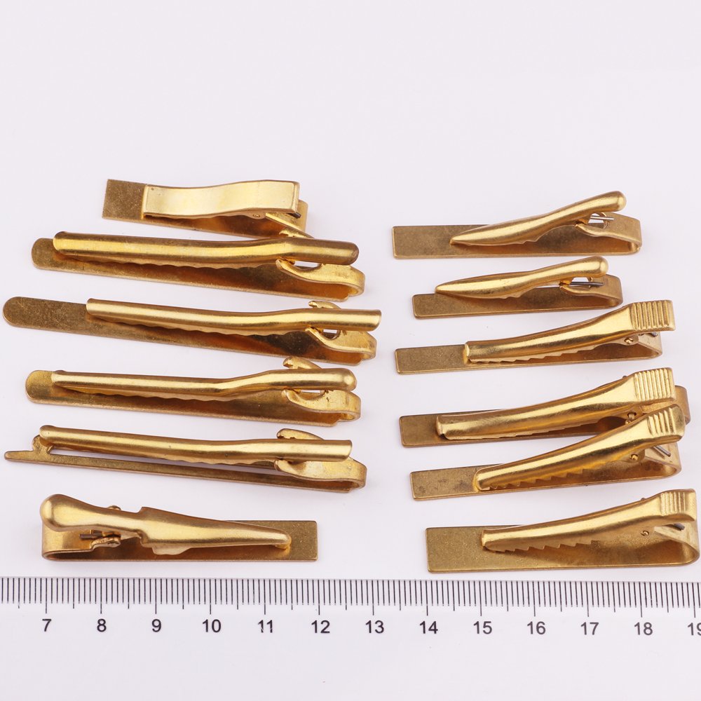 Customized Logo Supplier Promotion Gift Wholesale Luxury Best Price Popular Designs Personal Metal Blank Brass Tie Clip For Man