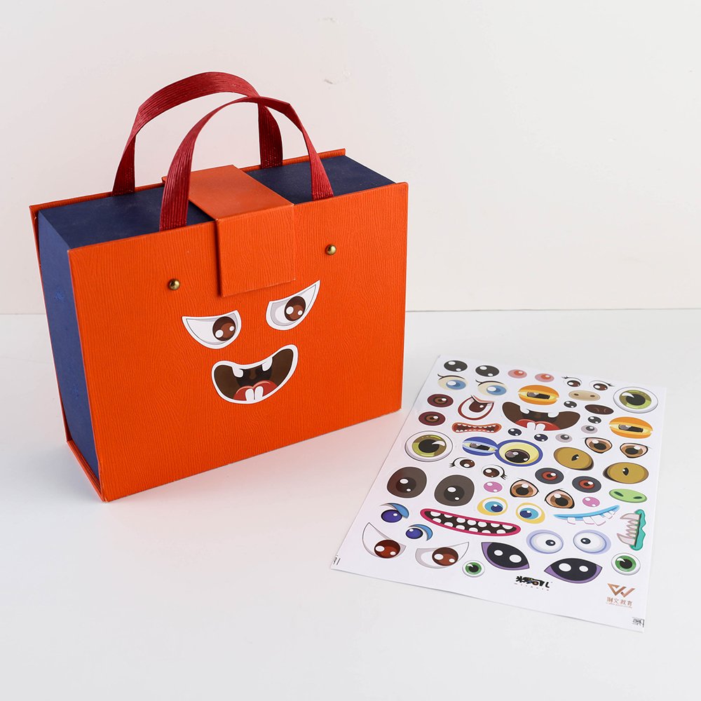 Custom puffy stickers die cut stickers labels for plastic bag box paper sticker label