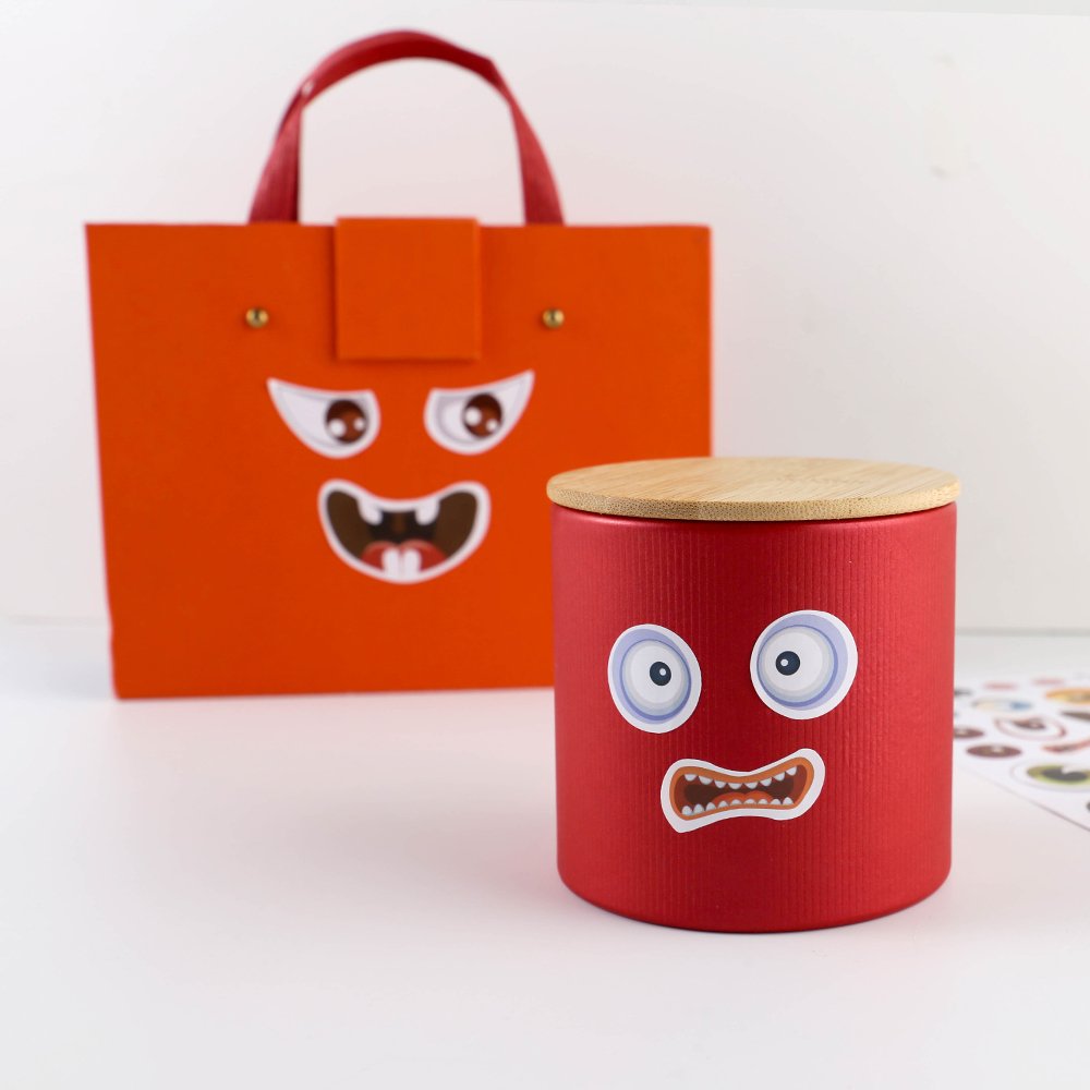 Custom puffy stickers die cut stickers labels for plastic bag box paper sticker label