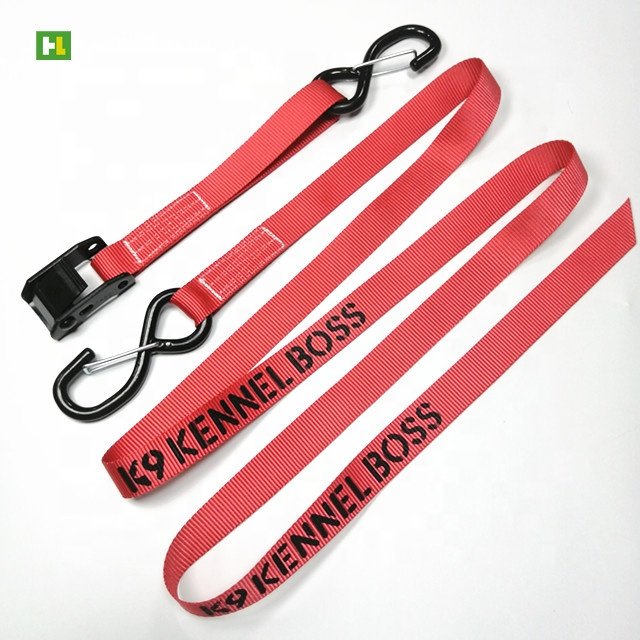 Cam Buckle Tie Down Straps Webbing Strap Cargo Lashing Belt Motorcycle Tie Down Straps 250Kgs Ratchet Tie Down