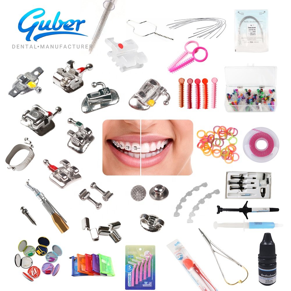 ELASTIC dental equipments orthodontic ligamax 1040 material orthodontic elastics colorful key ligature tie for dental brace