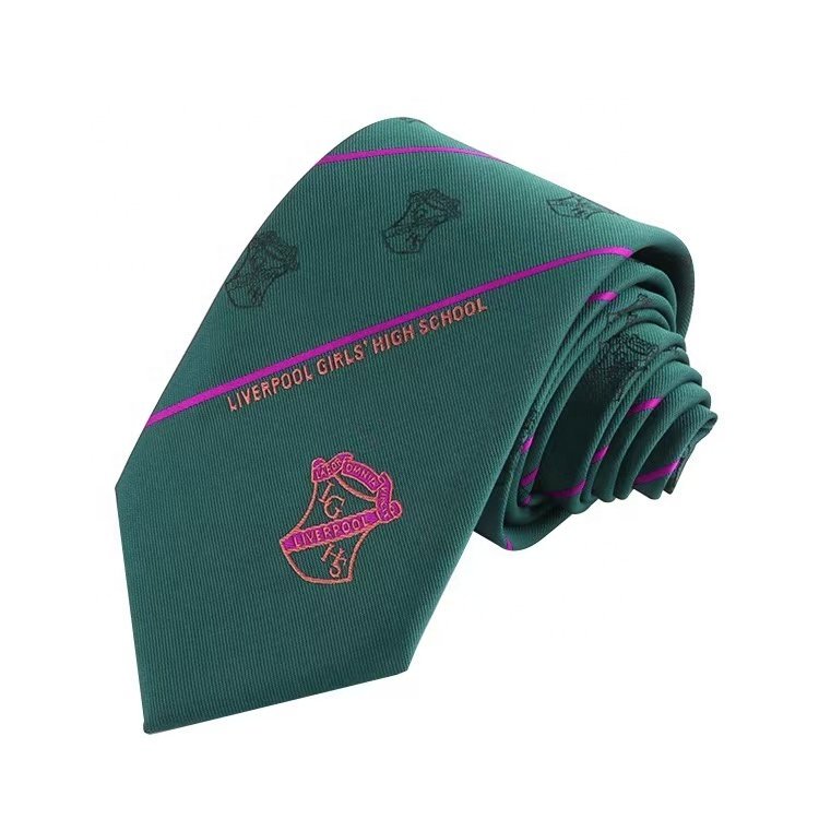 woven school Suit Tie 100% Silk Necktie High Quality Men Women Polyester Silk suit tie with customized logo