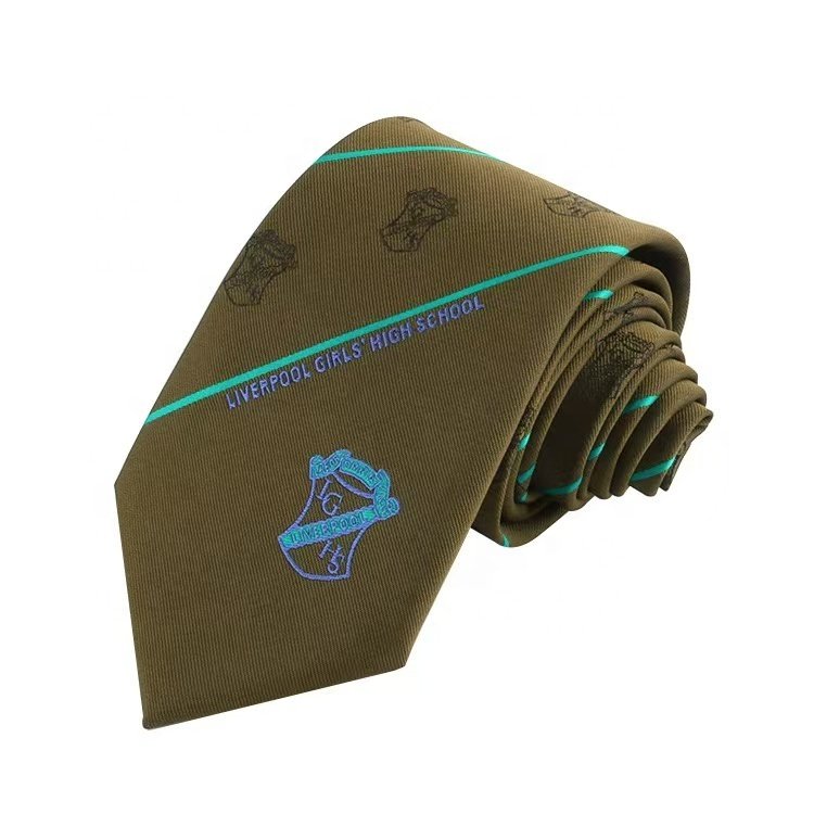 woven school Suit Tie 100% Silk Necktie High Quality Men Women Polyester Silk suit tie with customized logo