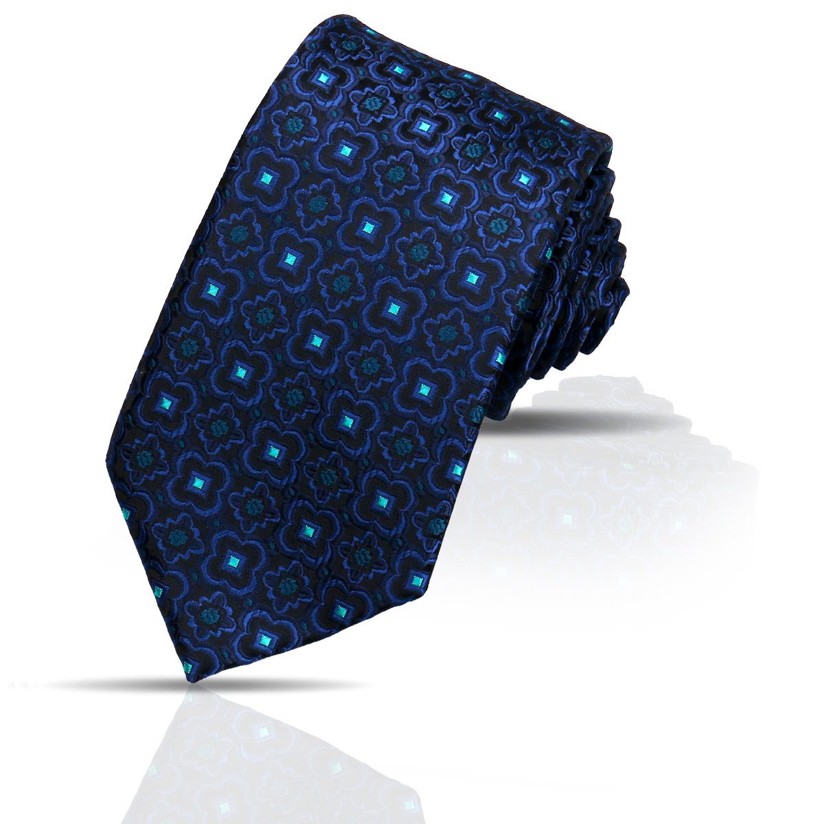 High Quality 7.5cm Polyester Ties For Men Pasiley Floral Men's Neckties For Wedding Party