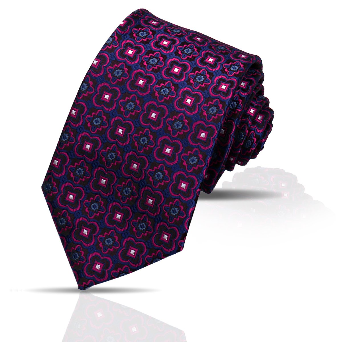 High Quality 7.5cm Polyester Ties For Men Pasiley Floral Men's Neckties For Wedding Party