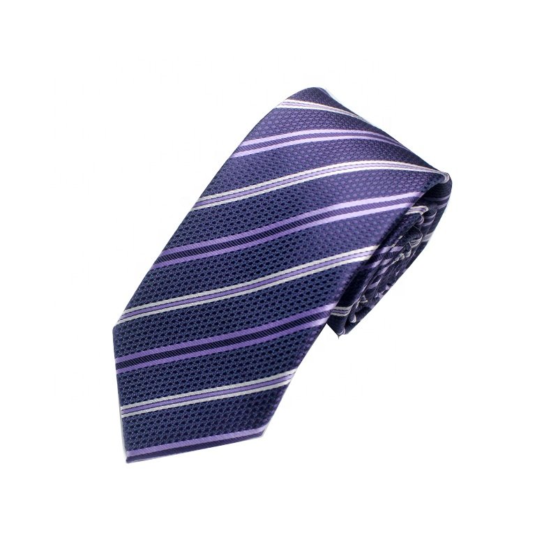 Custom High Quality Personalized Italian Silk Polyester Necktie Fabric Corbatas Woven Neck Ties Mens Tie