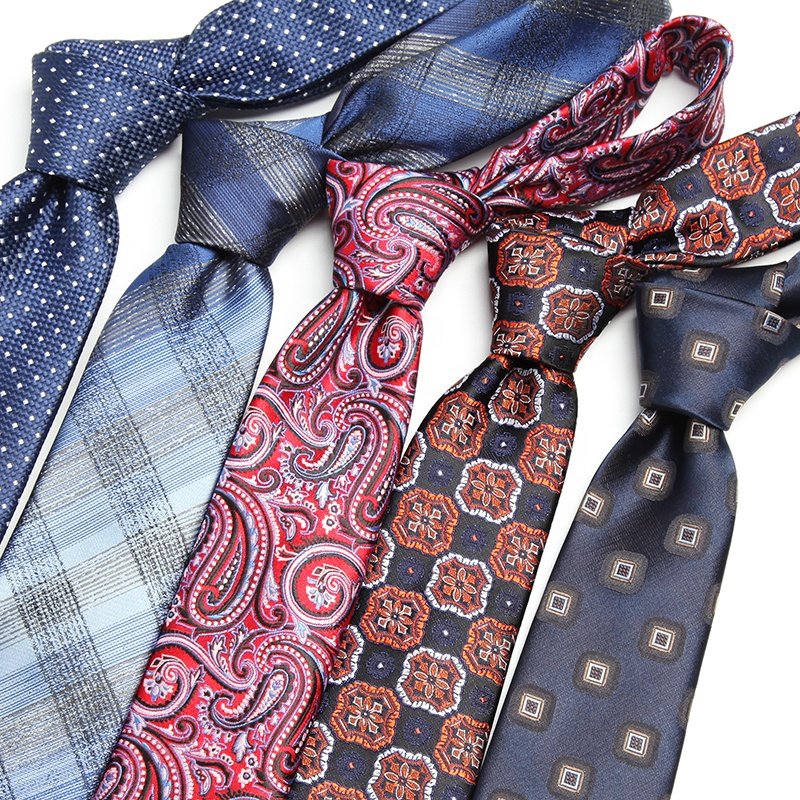 IRAN the persian pattern luxury brand vintage classic design mens microfiber handmade gray red navy floral neck ties for men