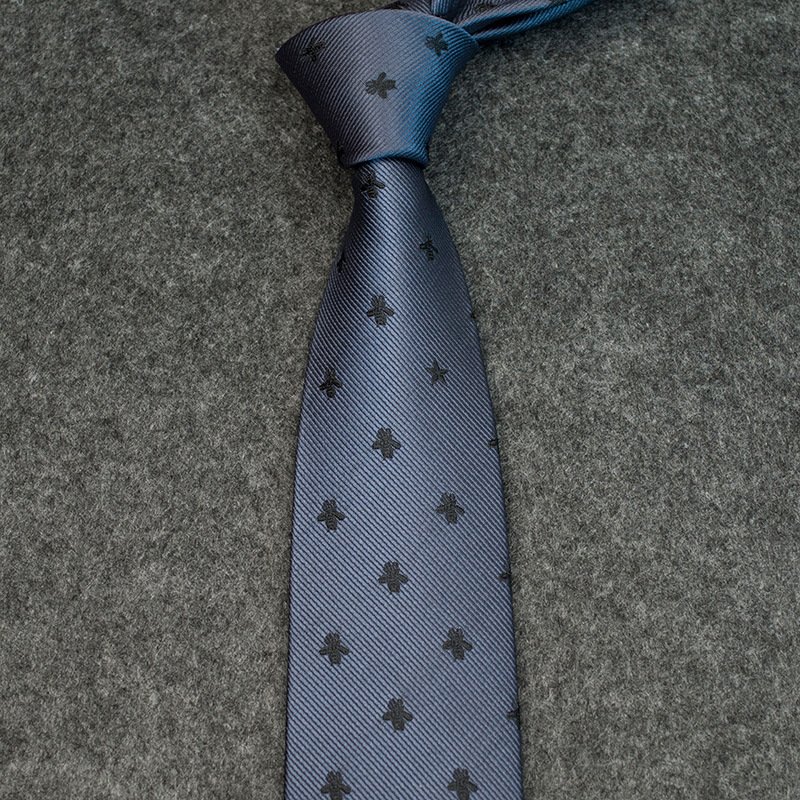 Luxury Brand Letter G Men's Tie High Quality Embroidered Bee Tie Designer Catalogue Ties Collection Business Suit Decorations