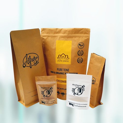 Custom Print Resealable Aluminum Foil Stand Up Zip Lock Mylar Bags Tea Packaging Bags