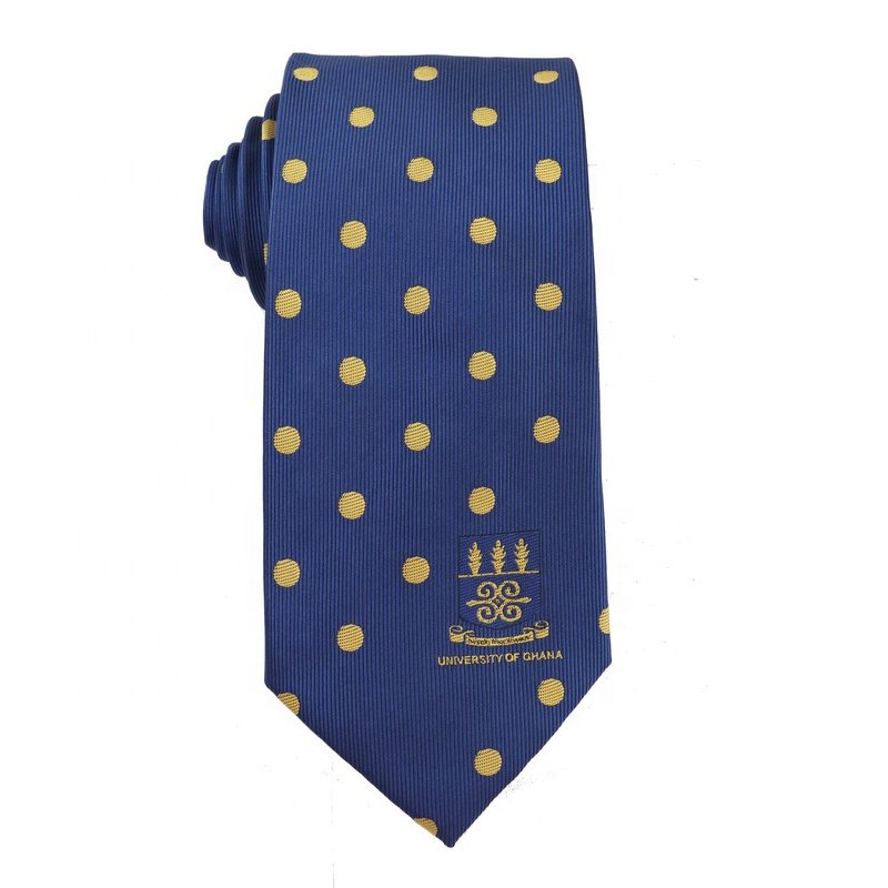 Logo Tie, Custom Design Polyester Printing Jacquard Logo Club Necktie, Chinese Factory Low MOQ School Tie, Custom Ties