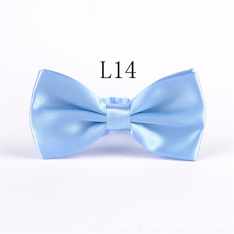 Gentlemen Nylon Yarn Bow Tie Nylon Cable Tie Pure Color Custom OEM Cheap Bow Tie Booties