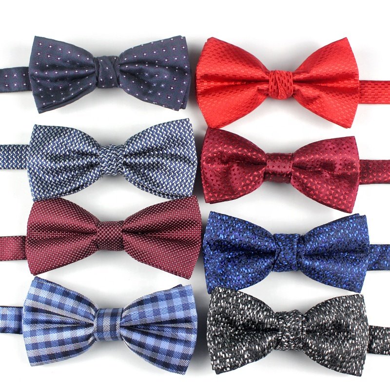 High quality custom bow tie with boxes packaging mens fashion bow tie