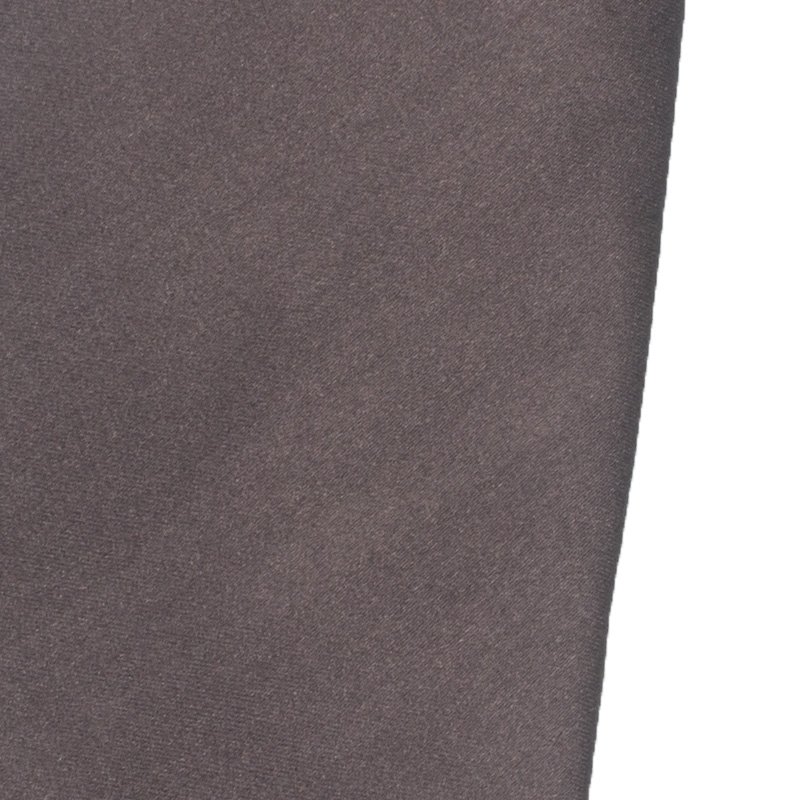 Luxury Plain Brown Tie Formal Classic Neckties Silk Grosgrain Satin Tie For Men Jacquard Necktie Solid