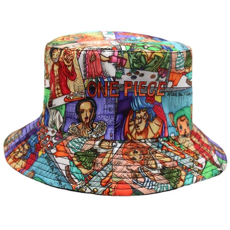 Cheap Private Label Designer Reversible Bucket Cap Hat Custom Logo For Fisherman Print Anime Cotton Unisex Adult Bucket Hat