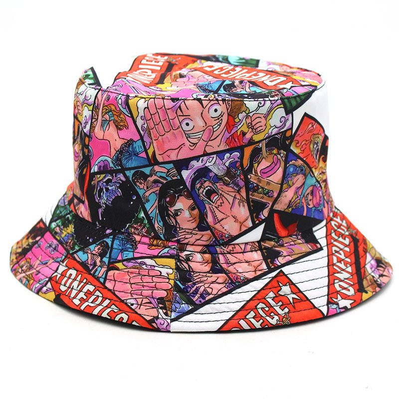 Cheap Private Label Designer Reversible Bucket Cap Hat Custom Logo For Fisherman Print Anime Cotton Unisex Adult Bucket Hat
