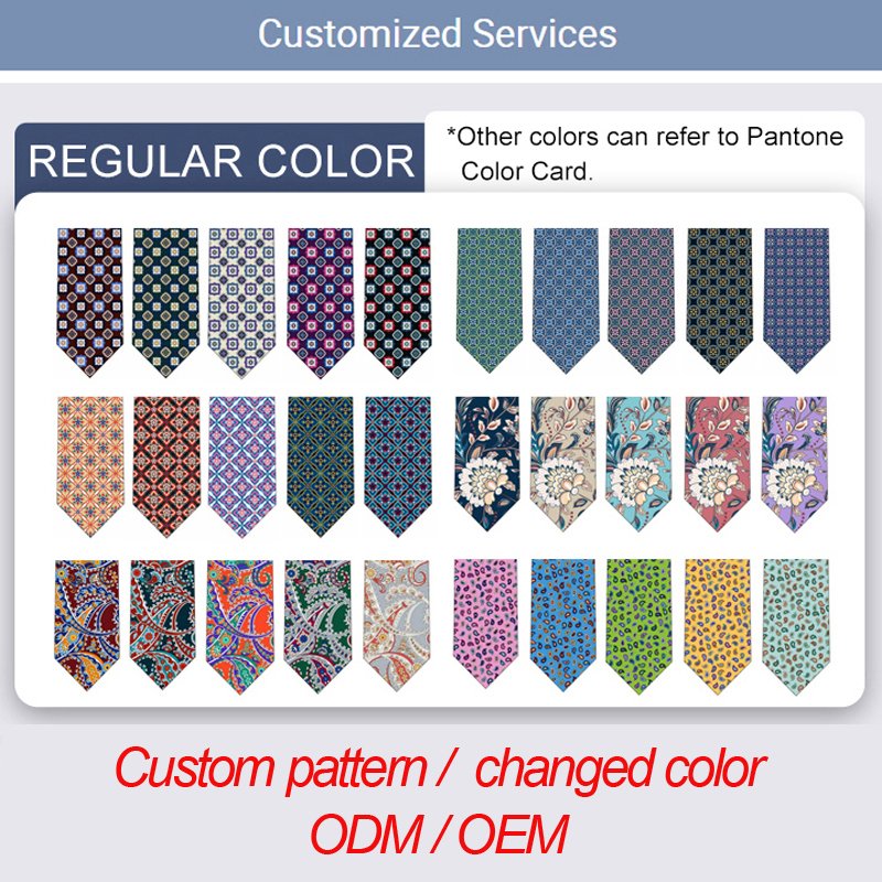 Sublimation Necktie Polyester Custom Polyester Ties For Men Italian Wholesale Jacquard Dot Cravate pour homme