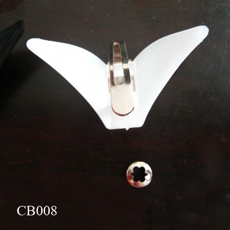 best price of plastic white tie clip for men