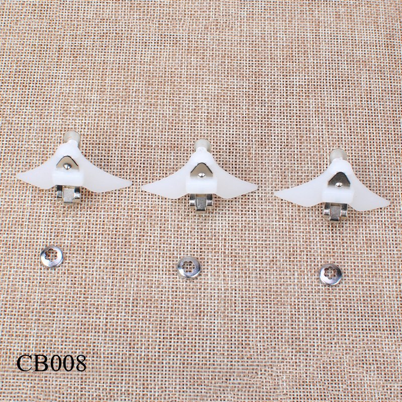 best price of plastic white tie clip for men