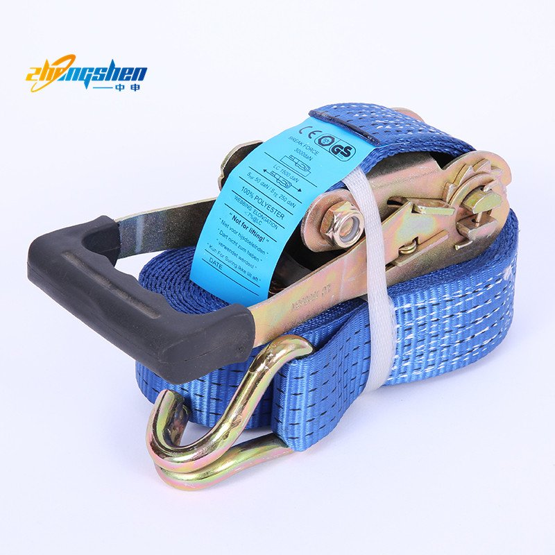 50 mm heavy duty lockable cargo lashing ratchet carrying strap ratchet straps cargo belt 5 ton 10 m
