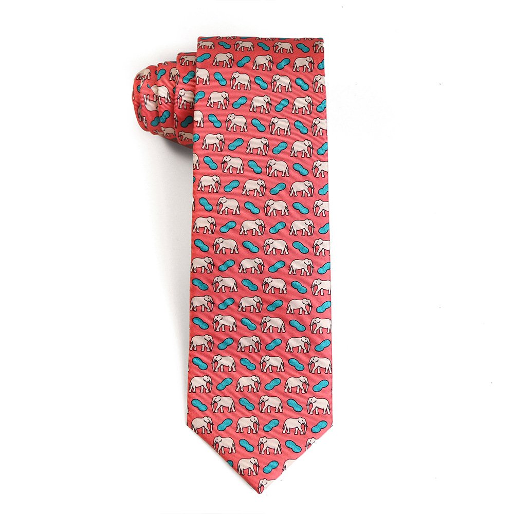 2024 new printed jacquard silk tie tieanimal tie men's business casual formal tie