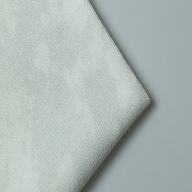 Custom Printing 100% Polyester Tie dye Pattern Printed 16Wales Corduroy 220gsm Fabric For Suit Pants Dress Cloth