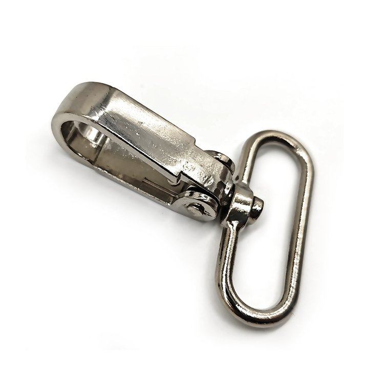 High Quality Handbag Strap Metal Zinc Alloy Hook Spring Buckle Gold Lobster Claw Clasps Buckle Snap Swivel Hook For Bag Keychain