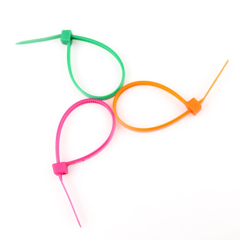 High Quality Multi Colors Self Locking Flexible Nylon 66 Cable Tie China Factory PVC Cable Tie