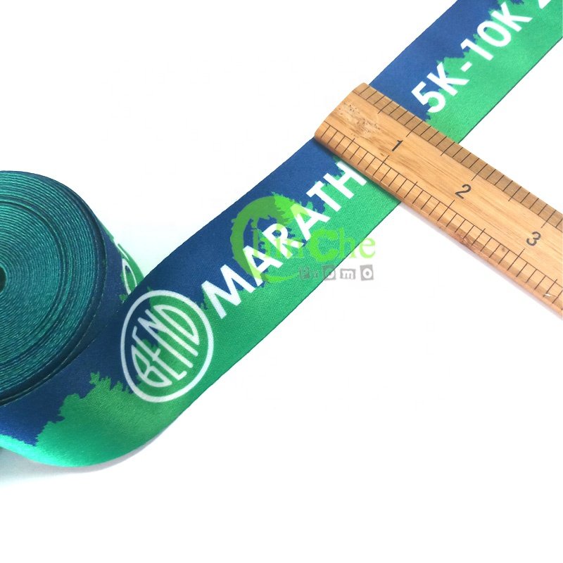 50yards MOQ Personalized Polyester Floral Printed Satin Ribbon Flower Grosgrain Custom for Hair Bow Tie Packing