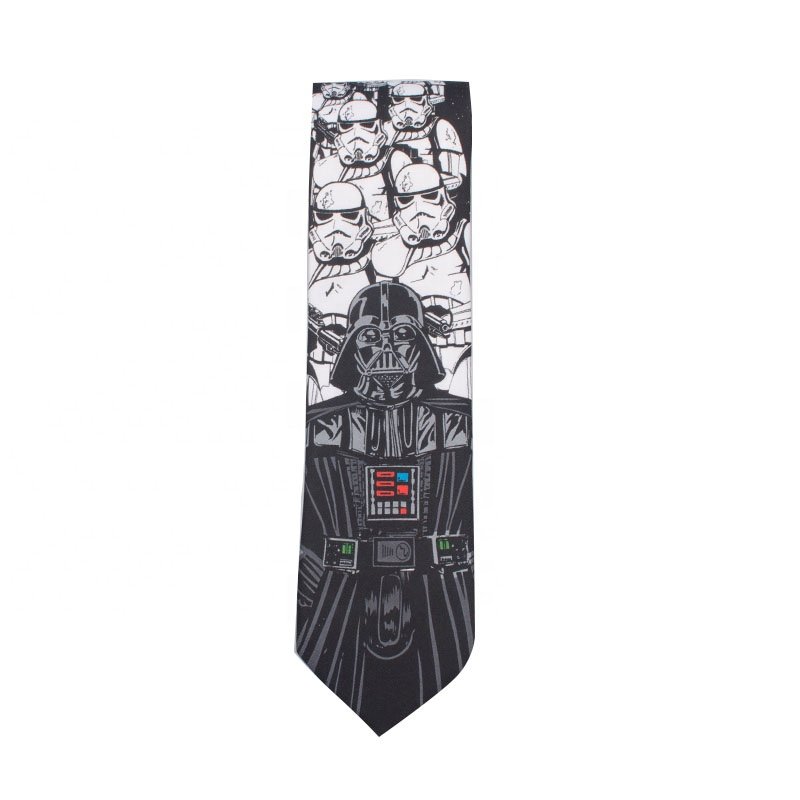Hot Sale Classic Men Neck Tie Custom Flag Printed 100% Polyester Men's Private Label Neckties